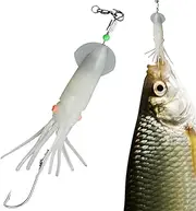 LED Fishing Lures, LED Lighted Realistic Lures, Flasher Bait Reusable Fishing Gear, Glowing Easy Catching for Saltwater Freshwater Outdoor Dad Men