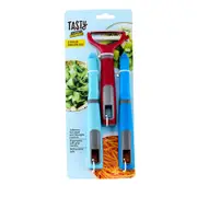 3pc Tasty Julienne/Serrated/Straight Fruit/Vegetable Peeler Kitchen Utensil Set