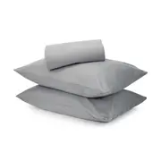 Soft Touch Sheet Set - Double Bed, Grey