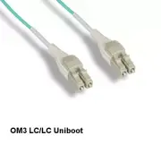 [x10] Kentek 5m OM3 LC to LC 10Gb Multi-Mode Fiber Cable Uniboot 50/125 Duplex