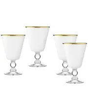 Godinger Set of 4 Vitolo Goblets