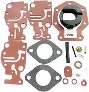 MCFPGFVKNA Carburetor Carb Repair Kit Motorbike Rebuilt Kit Replacement Parts Gaskets Fit for Johnson/Fit for Evinrude 6 8 9.9 15 20 HP 0439073 Carburetor Parts