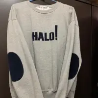 在飛比找蝦皮購物優惠-HALO 正韓 補丁 刷毛 大學t 情侶衣