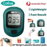 Cofoe 2IN1 Uric Acid Monitor Blood Glucose Meter Diabetes Test Kit 50 Strips AU