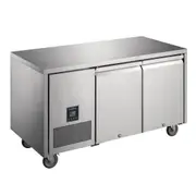 Polar U-Series Premium Double Door Counter Fridge 267Ltr - Under Bench Fridges (UA005-A) - UA005-A