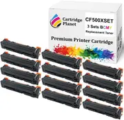 3 Sets BCMY Compatible Toner Cartridge Replacement for HP 202X CF500X CF501X CF503X CF502X (3,200/2,500 (B/CMY) pages) for HP Color LaserJet Pro M254dw Pro M254nw M280nw M281fdn M281fdw