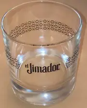 El Jimador Tequila Old Fashion Heavy Bottom Whiskey Rocks Clear Glass