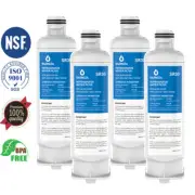 4 PACK Water Filter for Samsung DA97-17376B/DA97-08006C/HAF-QINS/EXP SRF7500BB