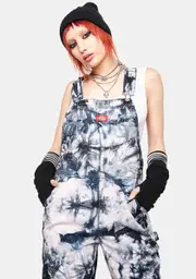 [Dolls Kill x Dickies Girl] Tie Dye Overalls
