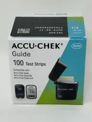 Accu-Chek Guide Test Strips For Diabetic Blood Glucose Testing 100 Count Per Box