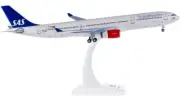 1:200 32CM Hogan SAS Scandinavian AIRBUS A330-300 Aircraft ABS Plastic Model