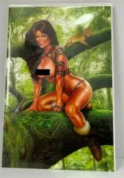 Amryl Comics Cavewoman The Battle Against Ankha's Brood Cover F 350 Copies w/COA
