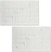 Plus Cutter Mat Double-Sided A3 11.8 x 17.7 inches (300 x 450 mm), Light Gray CS-A3 48-583x2