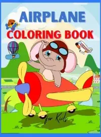 在飛比找博客來優惠-Airplane Coloring Book for Kid