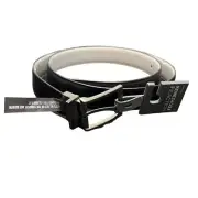 Kenneth Cole Reaction Mens Belt Size 40 Black White New with Flaws