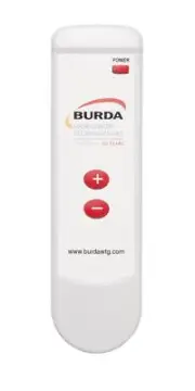 Burda Remote Control Infrared Radiant Heater 1 Zone IN White
