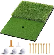 Foldable Golf Hitting Mat-Portable Golf Mat Practice Grass Mat Indoor/Outdoor