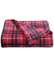 Nautica Winter Tattersall Ultra Soft Plush Fleece Blanket