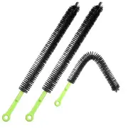 Sewer Drain Brush, 2PCs 17inch Flexible Long Pipe Snake Hair Clogs Catcher Cl...