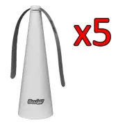 Shoo Away Fly & Bug Repeller - Outdoors, BBQ Picnic, Camping, Caravan x5 PACK