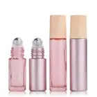 Organic perfume Essential Oil glass bottles 5-10ml roller 1-50pcs Metal Ball