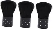 AUTSUPPL 3pcs Manicure Hair Brush Set Soft Bristle Makeup Brush Cleaner for Nail Art for Salon