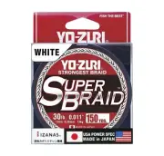 Yo-Zuri YZ-SB-30LB-WH-150YD: Super Braid White 30Lb 150Yd, White
