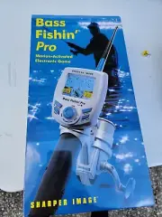 Brand New Sharper Image Bass Fishing Pro Motion Activated Electronic Game