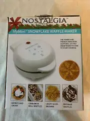 Nostalgia MyMini Snowflake Waffle Maker