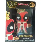 Funko POP! Pin King Deadpool #01 - Enamel Collectible with Stand - NEW