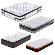 Divano Mattress King Single Double Queen Pocket Spring Memory Luxury Euro Top Firm Plush Medium Option