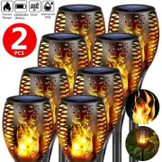 Premium 96 LED Flickering Flame Waterproof Torch Solar Light Dancing Flame