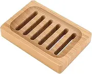 Bamboo Wooden Soap Dish Tray Handmade Holder for Kitchen Hiking Countertop