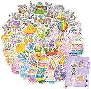 Easter Stickers for Kids, Happy Easter Aesthetic Sticker Packs, Seasonal Easter Laptop Stickers Bulk for Scrapbooking, Cards, Envelope