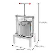 2.6gal Fruit Wine Cider Press Apple Grapes Crusher Juice Maker Juicer Making