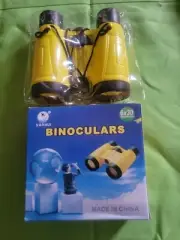 Kids Binoculars 6x30 Magnification Power Carrying Strap Yellow In Color