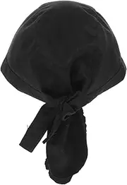 [ULTECHNOVO] Chef Hat Unisex Cooking Hat with Ties Decorative Chef Caps for Men Women for Restaurants Barbecues Cooking Schools