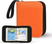 2-Pocket Trading Card Binder for TCG Cards, Hold 80 Cards with 40 Removable Slee