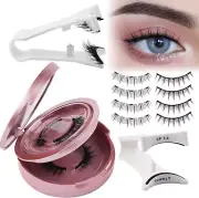 Magnetic Eyelashes 2 Style Magnetic Lashes Natural Look Magnetic Eyelashes with