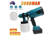 Cordless High Pressure Airless Spray Gun Paint Sprayer For Makita 36V Battery AU