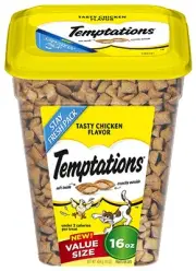 4 Pack Temptations Cat Treats, Tasty Chicken, 16-oz. 10755