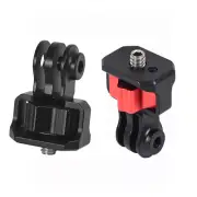 Lock 1/4 Screw ARRI to 3-Slot Tripod Adapter for GoPro Hero 12 11 POCKET3 Camera