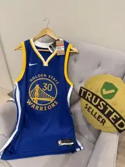 Nike Size Large Stephen Curry Golden State Warriors NBA Swingman Jersey