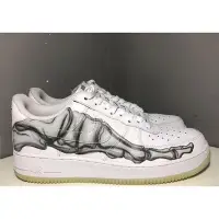 在飛比找Yahoo!奇摩拍賣優惠-Nike Air Force 1 骷髏頭 萬聖節 夜光 男女