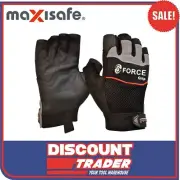 Maxisafe G-Force 'Grip' Fingerless Mechanics Gloves 1 Pair - Extra Large (XL)