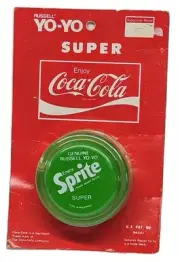 Vintage Genuine Russell SPRITE Super Yo-Yo Vintage Coca-Cola Yo Yo