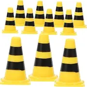 Toyvian 24pcs Mini Traffic Cones Educational for Ages Traffic Awareness Learning Tools for Motor Skills Development and Imaginative Play