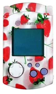 Sega Dreamcast VMU Visual Memory Strawberry HKT-7000 Box & instructions included