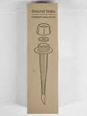 Martin Logan Speaker Outdoor Ground Stakes, Single, Bronze, Living Series, NEW