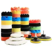 Buffing Polishing Sponge Foam Pad Kit Car Waxing Polisher Buffer Set Drill39Pcs (for: Daihatsu)